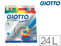24 lápices de colores Giotto Stilnovo acuarelables